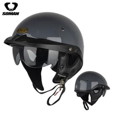 Helmet Men's 3C Certified Safety – Motosiklet kaskı (dəbilqə) - h3-cement-ash-abs-s