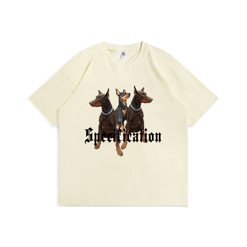 T-shirt homme coton oversized coupe ample style américain tendance_voghion.com