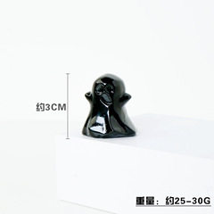 Cross-border best-selling East Sea crystal ghost handmade carved statue craft skull Halloween home crystal decoration