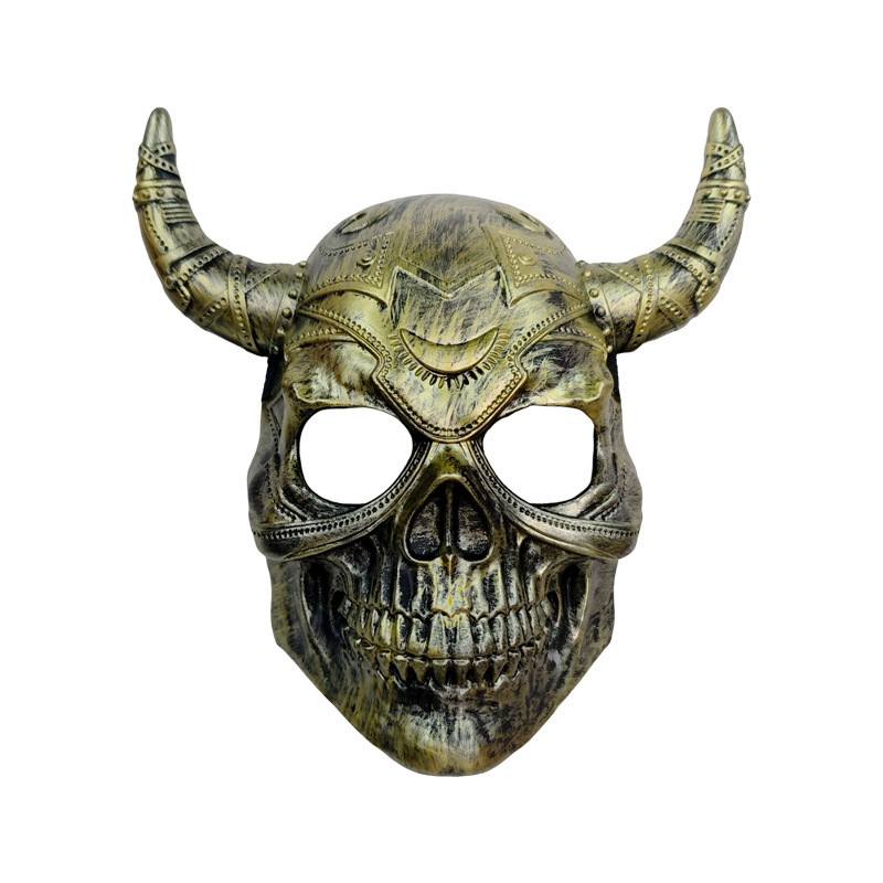 La máscara de estilo vikingo, la máscara Nephilim, la máscara de esqueleto de Nephilim, los propósitos de baile, el toque TK.