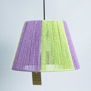 Creative Paper Rope Hand-Woven Chandelier Lampshade B&B Restaurant Cafe DIY Rattan Lampshade Lighting Fixtures
