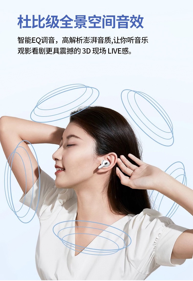 2026 Wireless Bluetooth Earbuds Huaqiangbei In-Ear Smart Color Touch Screen A9Pro Noise Cancelling Earphones Ultra Long Battery Life