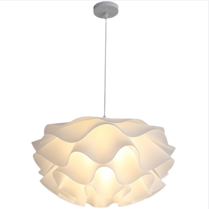 Nordic Moon restaurante Araña de noche flor brote Pino cono lámpara esférica simple creativo nórdico planeta dormitorio lámpara colgante