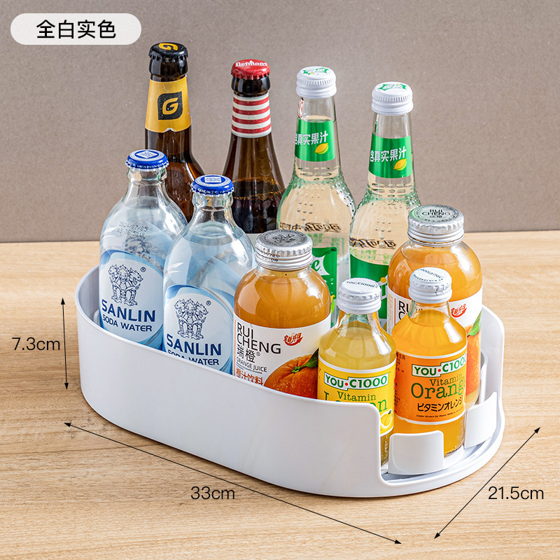 360度回転収納トレイ、冷蔵庫収納ラック、飲料やお酒用の調味料ボトル、整理、分解、洗浄、自由回転トレイ|undefined