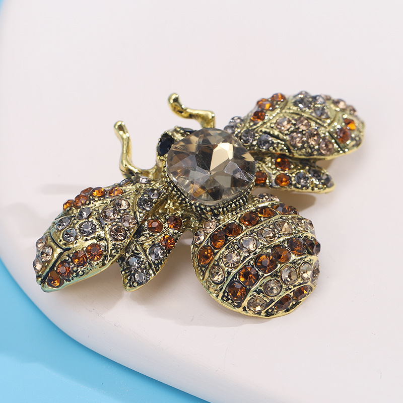 23g Weight Rhinestones Inlay Material Brooches Classification Banquet Occasion Alloy Material All Seasons Season Women's Gender Inlay Design Retro Style Retro Pin Alloy Inlay Rhinestones Women's Brooches 6