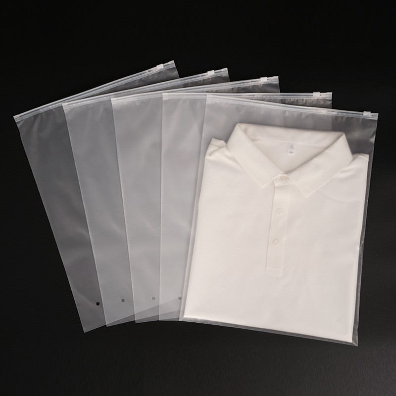 透明つや消しジッパーバッグスポット下着水着収納包装自封袋卸売り服装包装袋