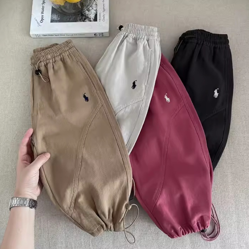 Children's autumn solid color trousers for boys