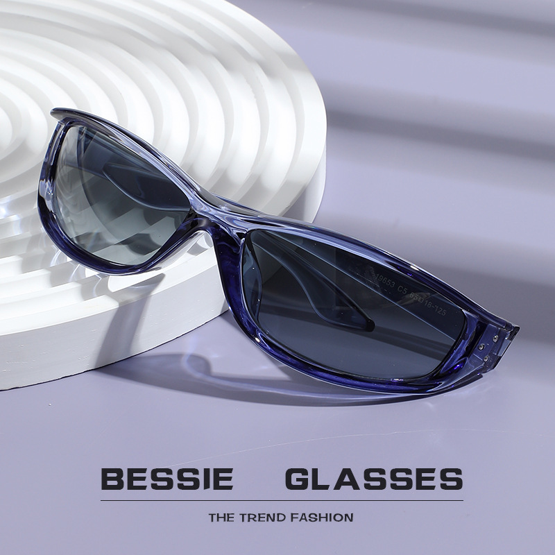 Futuristic Irregular Sunglasses For Women Unisex Street Style_voghion.com