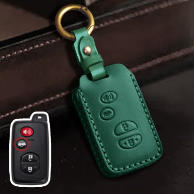 Key case suitable for Toyota — Car key bag - green-4-key-trunk