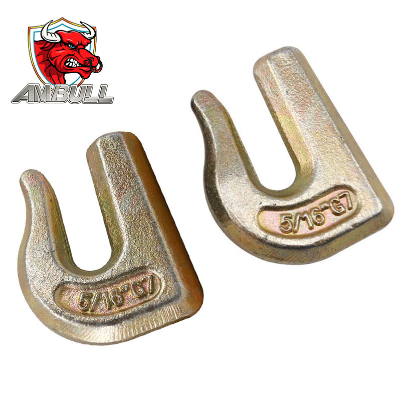 长期供应G70级锻造焊接钩3/8拖车半钩抓钩牵引钩 量大优惠