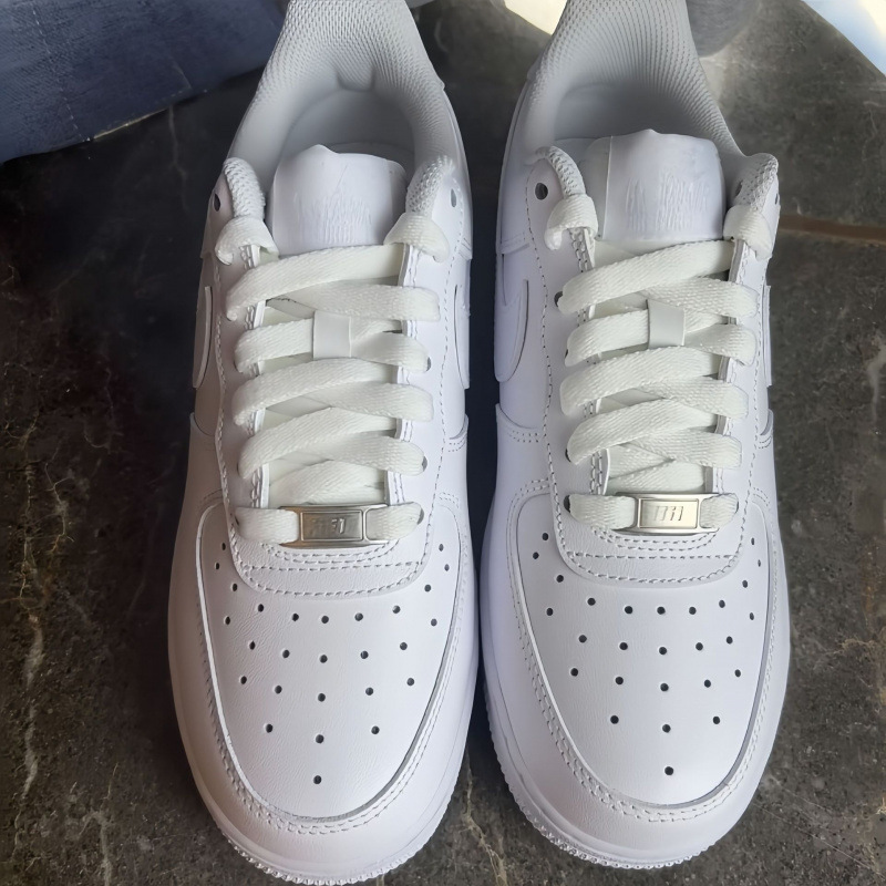 Cross-Border Putian Pure Original Air Force One First-Layer Leather Af1 Campus Versatile White Sneakers Sports Shoes Men's and Women's Sneakers Cross-Border Putian Pure Original Air Force One First-Layer Leather Af1 Campus Versatile White Sneakers Sports Shoes Men's and Women's Sneakers
