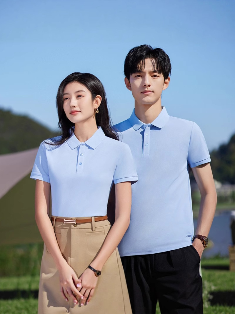 Camiseta de polo con solapa de hielo, ropa de trabajo, herramientas de publicidad de verano, camiseta cultural, camiseta de manga corta, impresión personalizada.
