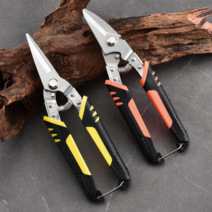 Stainless steel iron shears multi-purpose pliers barbed wire mesh strong shear aviation material shear wire electrician pliers wholesale