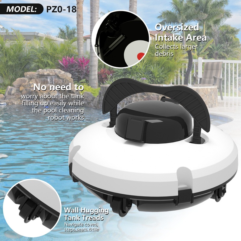 Cross-Border Intelligent Swimming Pool Cleaning Vacuum Cleaner High-Power Underwater Sewage Suction Machine Cleaning Fully Automatic Cleaning Robot