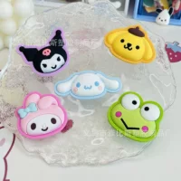 ПВХ мягкая резина большие уши собака лягушка аксессуары DIY Чехол для мобильного телефона отверстие обувь цветок чашка для воды ювелирные изделия украшения патч