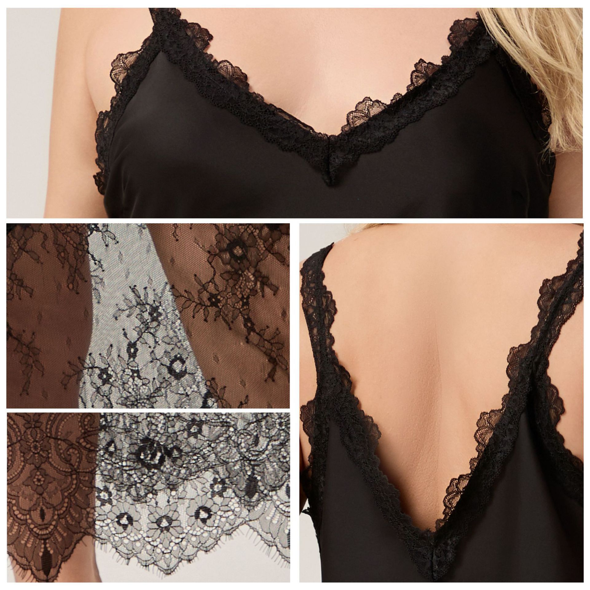 Yaoting transfronterizo gran satén cabina pijama de mujer Charley sexy pijama de espalda abierta larga ropa de hogar SQ7007