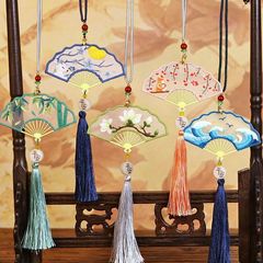 中国風のしおり刺繍 diy 手作り平安お守り素材パッケージ蘇刺繍両面刺繍文学ペンダント