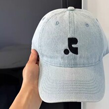 夏天的低饱和牛仔蓝棒球帽！韩系百搭~加大加深帽型巨显脸小！
