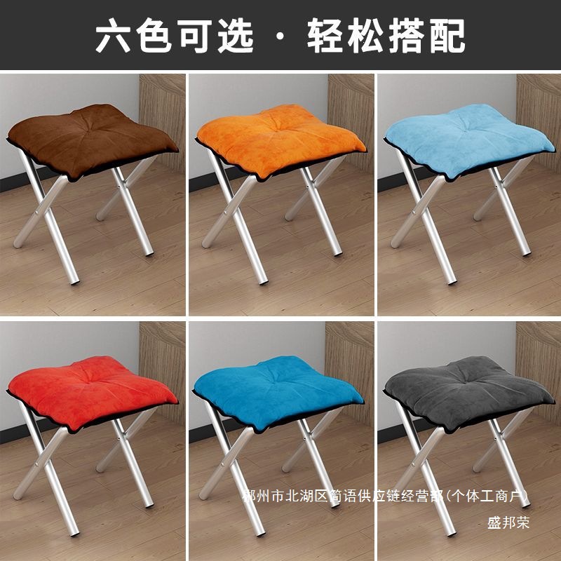 Fábrica directa de oficina plegable al aire libre pedal taburete de espesor simple siesta pie plegable taburete portátil