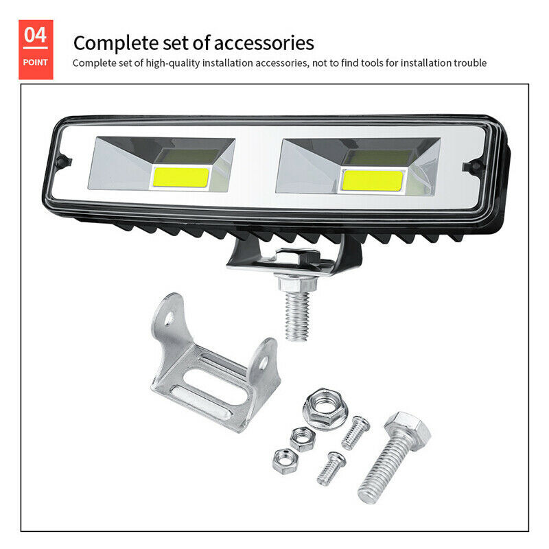 Auto LED 6inch COB tipo 48W 2 lámparas luz diurna luz de trabajo fuera de carretera proyecto de mantenimiento image 4