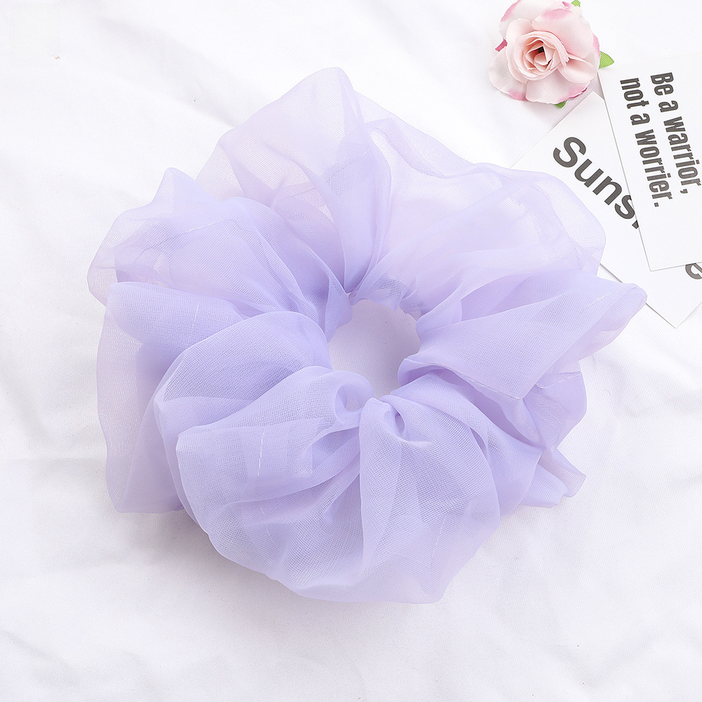 Qiyue super grande filato di seta brillante intestino crasso anello per capelli piccolo fresco corda per la testa organza cravatta per capelli anello per intestino crasso corda per capelli all'ingrosso_voghion.com