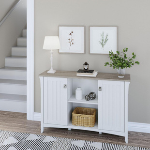 Amazon Cross-Border Storage Cabinet with Door Shelf Farmhouse Cabinet Buffet and Sideboard