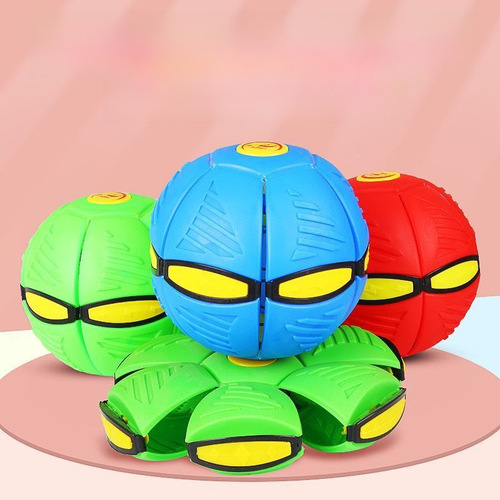 Elastic Treadle Ball Magic Flying Saucer Foot Deformation Ball Children's Bounce Ball Boy Outdoor Sports Ball Toy