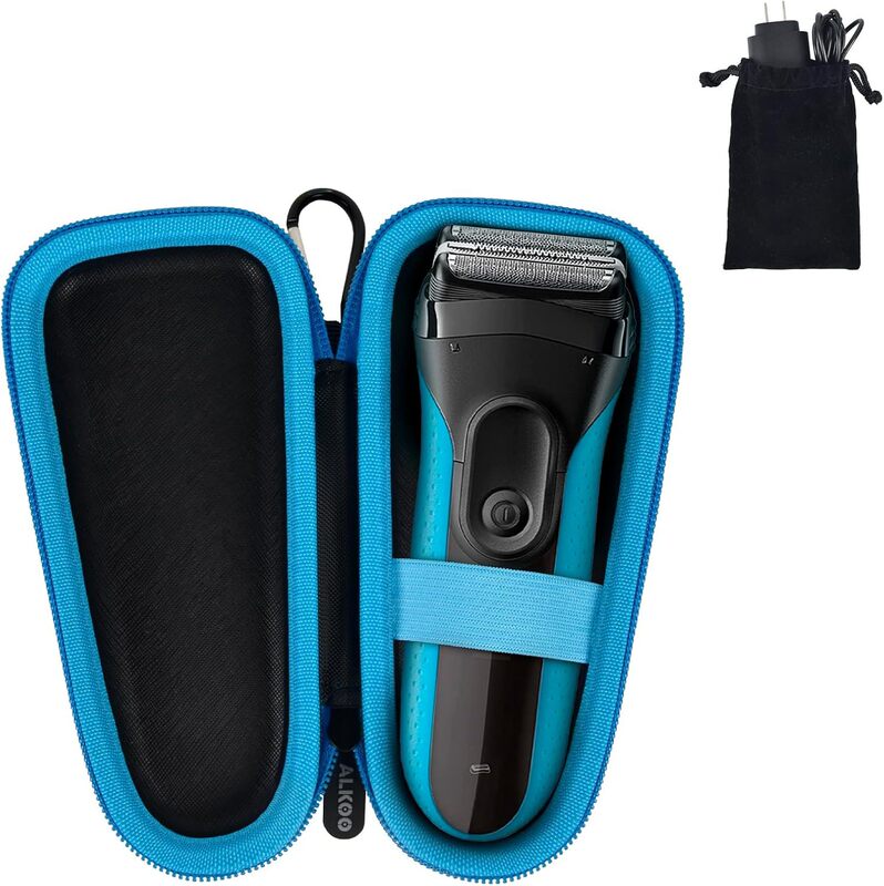Beard Trimmer Case for Braun Electric Series Rechargeable Wet Dry Shaver Holder Cutter Head Bag