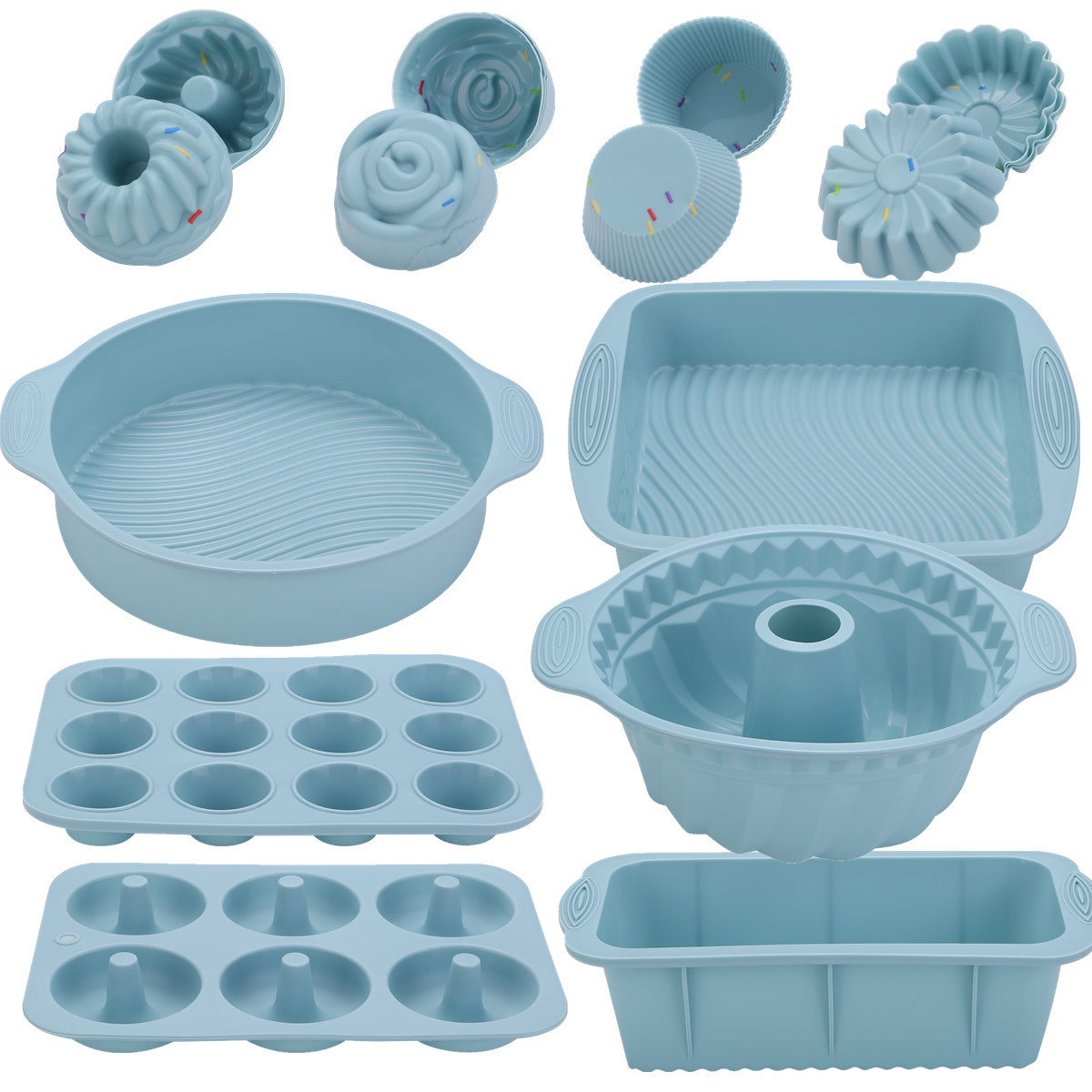 2151g Weight Kitchen Molds Kitchen and drinking utensils 1 Set Quantity Daily Occasion Silica Gel Material Solid Color Pattern Casual Style Casual Solid Color Silica Gel Kitchen Molds 1 Set 1