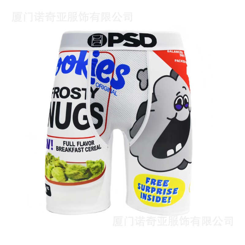 Psd Autumn New P146 Cross-Border Exclusive for Amazon Independent Station Popular Fashion Men's Underwear Print