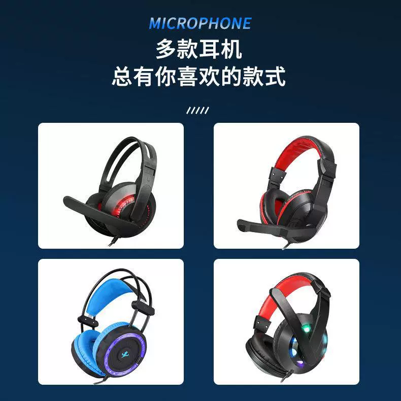 Gaming laptop, headphones, microphone