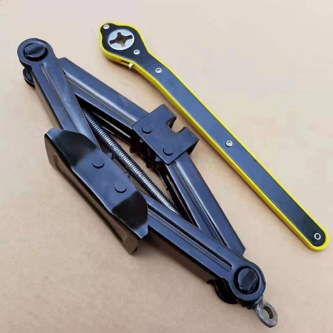 德国进口加强千斤顶小汽车用车载省力手摇杆轿车千金换胎用品专用