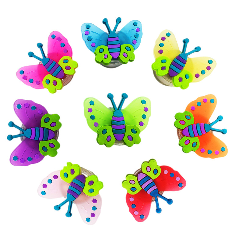 Butterfly Shoe Accessories PVC All Seasons Shoe Buckle display picture 6