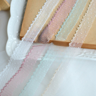 Wholesale embroidery lace with water jade small origin mesh dog tooth lace clothing edge decoration doll clothing material