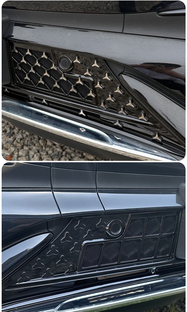 Suitable for 23-26 model Mercedes-Benz GLC, starry sky style snap-on anti-insect net for the front grille, specifically designed to prevent mosquitoes and catkins, custom modification accessory