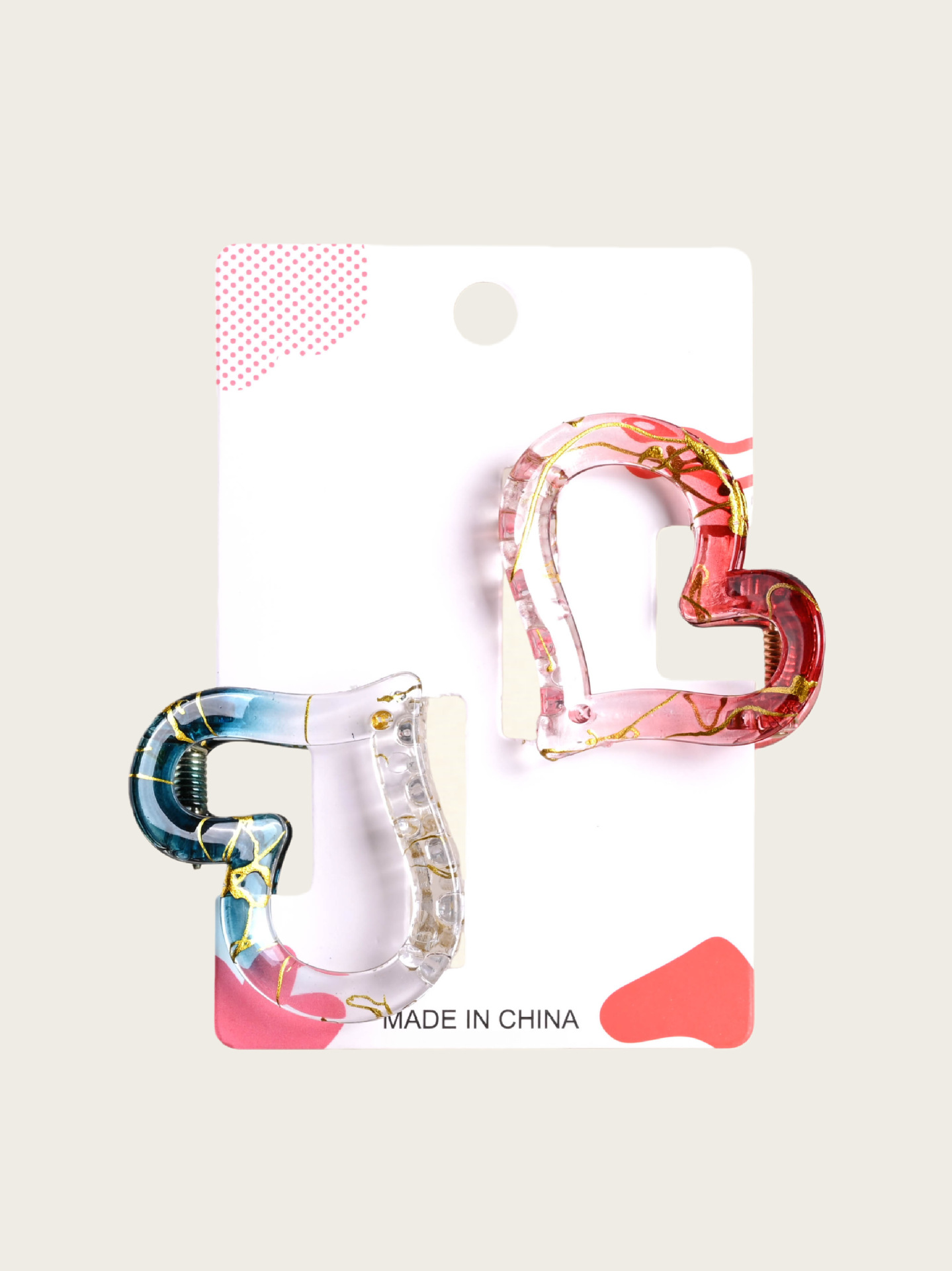 Pinza para Cabello Corazón 4.5cm image 19