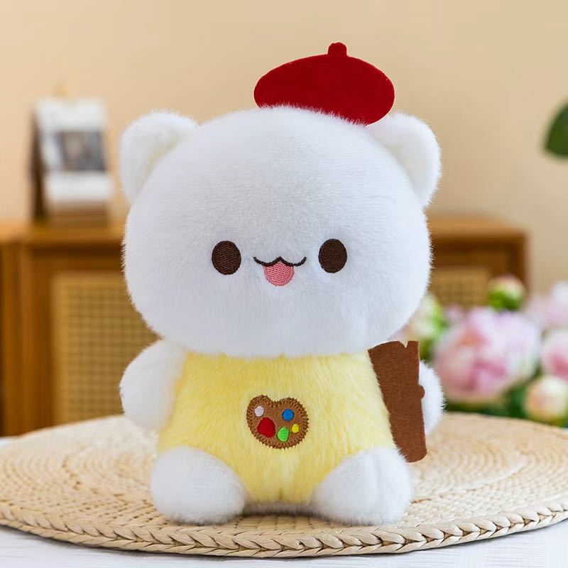 Muñecos de peluche para máquinas de garra de 8 pulgadas, tamaño pequeño para bodas y regalos creativos, venta al por mayor de fábrica.