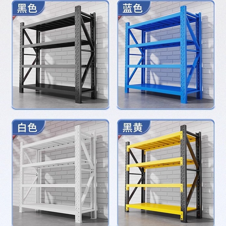 Estantes de almacenamiento Estantes de fábrica Almacenamiento estante de almacenamiento espeso supermercado Estación de correos expresos Estantes móviles multicapa 178 alto image 5