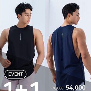 Hot Sale Summer Fitness Vest Men's Stretch Loose Waistcoat Sleeveless Top Brothers Cotton Running Rolled Iron Training Clothes