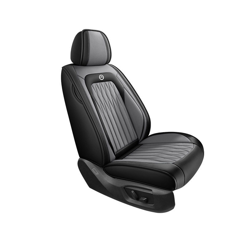 25 Years New All-Inclusive Diamond-Shaped Full-Leather Car Seat Cushion for All Seasons Manufacturer Wholesale All-Inclusive Seat Cover Cushion
