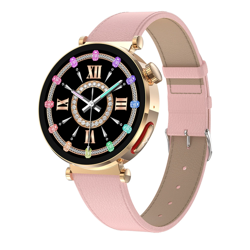 Новый ET490 Женский Круглый ЭКГ ЭКЦ Win -Blood Smart Smart Watch Health Monitor Bluetooth Call Watch