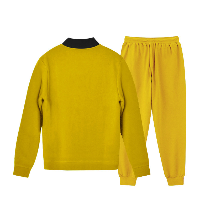 700g Weight Long Sleeve Sleeve Length Cotton Blend, Polyester Fabric Type Pants Sets Sets Type 2 Pieces Set Quantity Casual Occasion Collarless Neckline Regular Fit Fit Type Solid Color Pattern Spring, Autumn Season Men's Gender Simple Style Style Casual Men's Simple Style Solid Color Cotton Blend Polyester Pants Sets 51