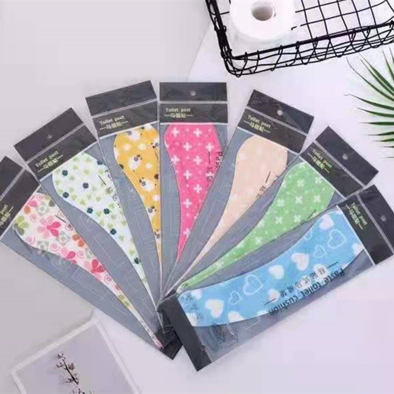 家用粘贴式马桶垫印花可水洗重复使用马桶坐垫通用坐便垫防水坐垫