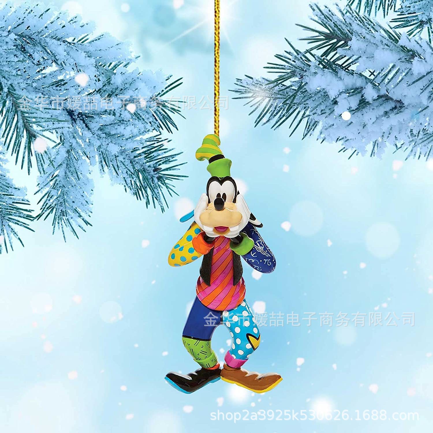 2022-23 Nuevos productos de dibujos animados acrílicos árbol de Navidad decoración colgante mochila de automóvil de Navidad colgante regalos image 16