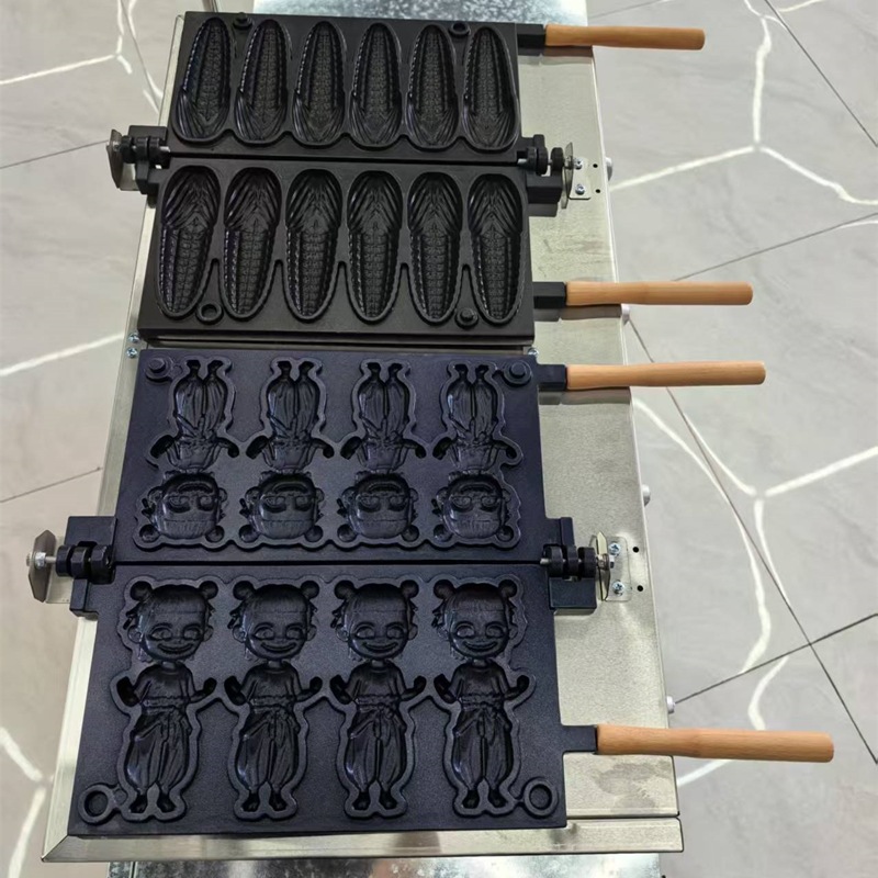 Corn Roasted Banana Skewers Cake Ice Cream Roasting Machine Gold Coin Bread Machine Four-In-One Equipment New Model