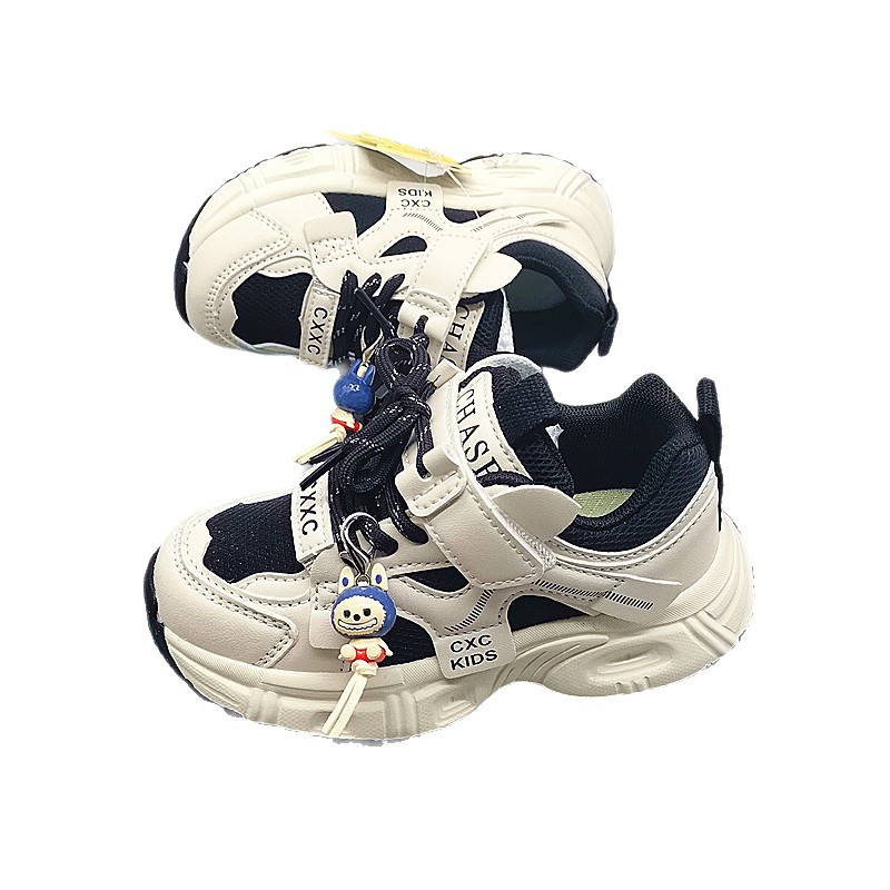 Pato de cuero de la infancia 28 - 32 talla zapatos deportivos bebés zapatos de moda grandes zapatos de padres zapatos casuales de niñas