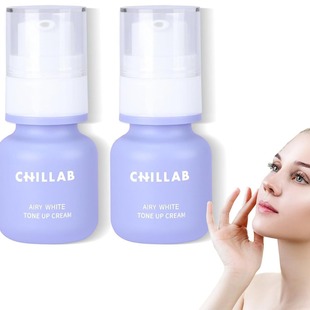 Chillab Crema Airy White Tone Cream Lightweight Nourishing Facial Skin Instant Cream 30g