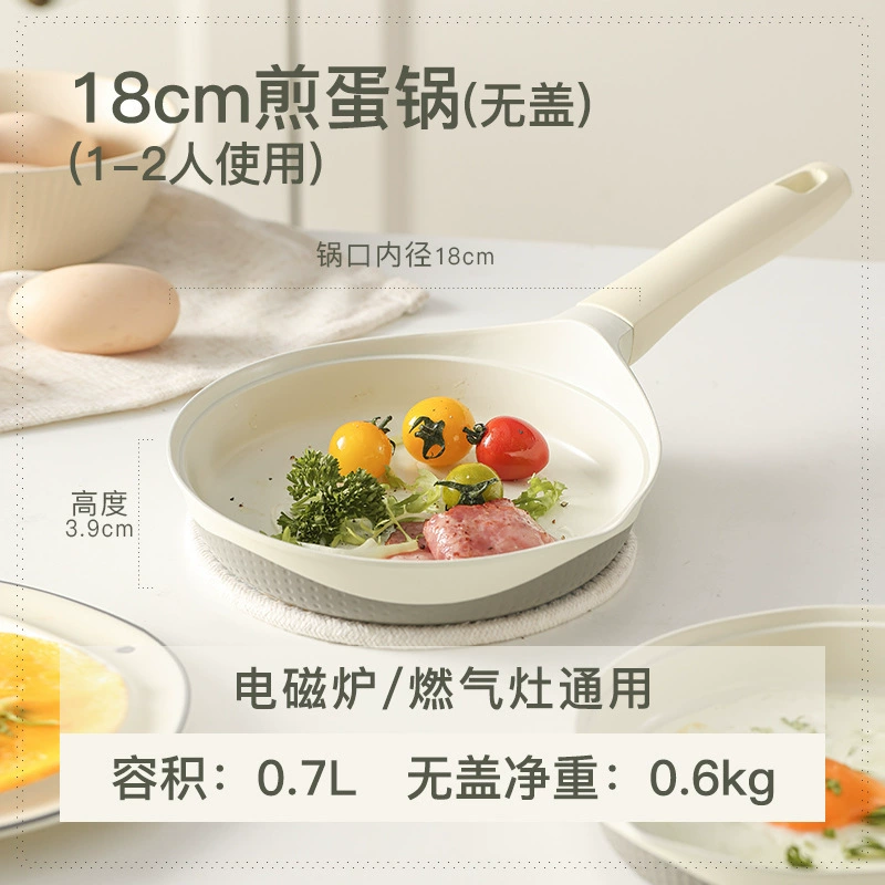 Керамическая сковорода, мини-сковорода с антипригарным покрытием, яйцеварка, сковорода для детского питания, сковорода для завтрака Xizhi Jin