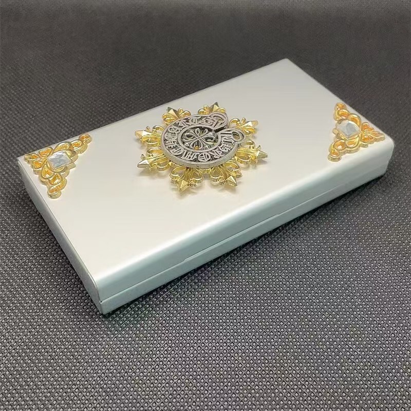 外贸批发跨境旋转皇冠烟盒细烟盒高颜值抗压香烟盒Cigarette Case|undefined
