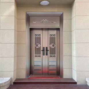 Stainless Steel Korean Door Entrance Door Ventilation Mesh Door Anti-Theft Door Smart Security Door Main Door